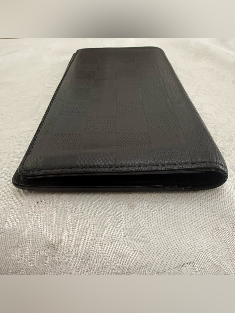 LOUIS VUITTON Damier Infini Brazza Wallet Onyx - Picture 7 of 14